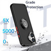 Transparent Hybrid Case with Ring Grip for iPhone 17
