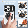 Tough Shield Crystal Case with MagSafe Ring Holder for iPhone 17 Pro Max - Black