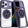 Tough Shield Crystal Case with MagSafe Ring Holder for iPhone 17 Pro - Purple
