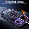 Tough Shield Crystal Case with MagSafe Ring Holder for iPhone 17 Pro - Purple