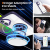 Tough Shield Crystal Case with MagSafe Ring Holder for iPhone 17 - Purple