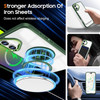 Tough Shield Crystal Case with MagSafe Ring Holder for iPhone 17 - Green