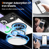 Tough Shield Crystal Case with MagSafe Ring Holder for iPhone Air - Black