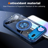 Tough Shield Crystal Case with MagSafe Ring Holder for iPhone Air - Blue