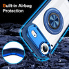 Tough Shield Crystal Case with MagSafe Ring Holder for iPhone Air - Blue