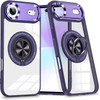 Tough Shield Crystal Case with MagSafe Ring Holder for iPhone Air - Purple