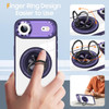 Tough Shield Crystal Case with MagSafe Ring Holder for iPhone Air - Purple