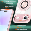 Tough Shield Crystal Case with MagSafe Ring Holder for iPhone Air - Pink
