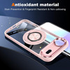 Tough Shield Crystal Case with MagSafe Ring Holder for iPhone Air - Pink