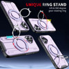 Dual Layer MagSafe Case with Rotating Stand for iPhone 17 - Purple