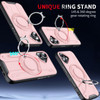 Dual Layer MagSafe Case with Rotating Stand for iPhone 17 - Pink