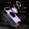 Dual Layer MagSafe Case with Rotating Stand for iPhone Air - Purple