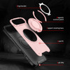 Dual Layer MagSafe Case with Rotating Stand for iPhone Air - Pink