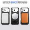 Military Grade TUFF MagSafe Case with Rotating Ring Stand for iPhone 17 Pro Max - Black