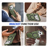 Military Grade TUFF MagSafe Case with Rotating Ring Stand for iPhone 17 Pro Max - Green