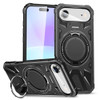 Military Grade TUFF MagSafe Case with Rotating Ring Stand for iPhone Air - Black
