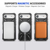 Military Grade TUFF MagSafe Case with Rotating Ring Stand for iPhone Air - Black