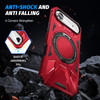 Military Grade TUFF MagSafe Case with Rotating Ring Stand for iPhone Air - Red
