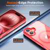 Acrylic Transparent Case with MagSafe for iPhone 17 - Red