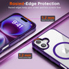Acrylic Transparent Case with MagSafe for iPhone 16 - Purple
