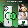 Acrylic Transparent Case with MagSafe for iPhone 16 - Green