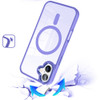 Perfect Crystal Clear MagSafe Case for iPhone 17 - Purple