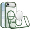 Perfect Crystal Clear MagSafe Case for iPhone Air - Green
