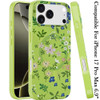 Mood Series MagSafe Hybrid Case for iPhone 17 Pro Max - Green Floral