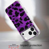 Mood Series MagSafe Hybrid Case for iPhone 17 Pro Max - Purple Leopard