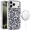 Mood Series MagSafe Hybrid Case for iPhone 17 Pro Max - Silver Leopard