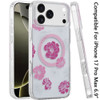 Mood Series MagSafe Hybrid Case for iPhone 17 Pro Max - Pink Flower