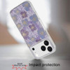 Mood Series MagSafe Hybrid Case for iPhone 17 Pro Max - Blue Purple Flower
