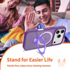 Shade Series MagSafe Hybrid Case with Ring Stand for iPhone 17 Pro - Purple