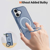 Shade Series MagSafe Hybrid Case with Ring Stand for iPhone 16 - Blue