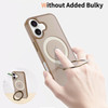 Shade Series MagSafe Hybrid Case with Ring Stand for iPhone 16 - Brown