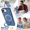 Shade Series MagSafe Hybrid Case with Ring Stand for iPhone 16e - Blue