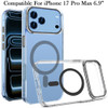 Crystal Clear Transparency MagSafe Case for iPhone 17 Pro Max - Black