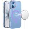 Crystal Clear Transparency MagSafe Case for iPhone 17 - Purple