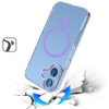 Crystal Clear Transparency MagSafe Case for iPhone 17 - Purple