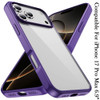 HD Slim Transparent Case for iPhone 17 Pro Max - Purple