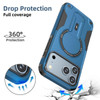 Military Grade HD Armor MagSafe Case with Kickstand for iPhone 17 Pro Max - Blue