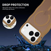 Shade Series Curly Wave Grip Hybrid Case with MagSafe for iPhone 17 Pro Max - Brown