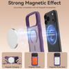 Shade Series Curly Wave Grip Hybrid Case with MagSafe for iPhone 17 Pro Max - Purple