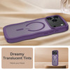 Shade Series Curly Wave Grip Hybrid Case with MagSafe for iPhone 17 Pro Max - Purple