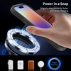 Shade Series Curly Wave Grip Hybrid Case with MagSafe for iPhone 17 - Black