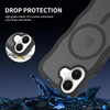 Shade Series Curly Wave Grip Hybrid Case with MagSafe for iPhone 17 - Black