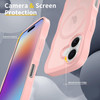 Shade Series Curly Wave Grip Hybrid Case with MagSafe for iPhone 17 - Pink
