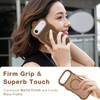 Shade Series Curly Wave Grip Hybrid Case with MagSafe for iPhone Air - Brown