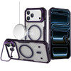 Fusion Evo Transparent MagSafe Case with Camera Ring Stand for iPhone 17 Pro Max - Purple