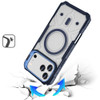 Fusion Evo Transparent MagSafe Case with Camera Ring Stand for iPhone 17 Pro - Blue